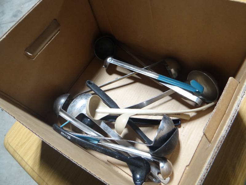 lot 403 image: 14 various ladles