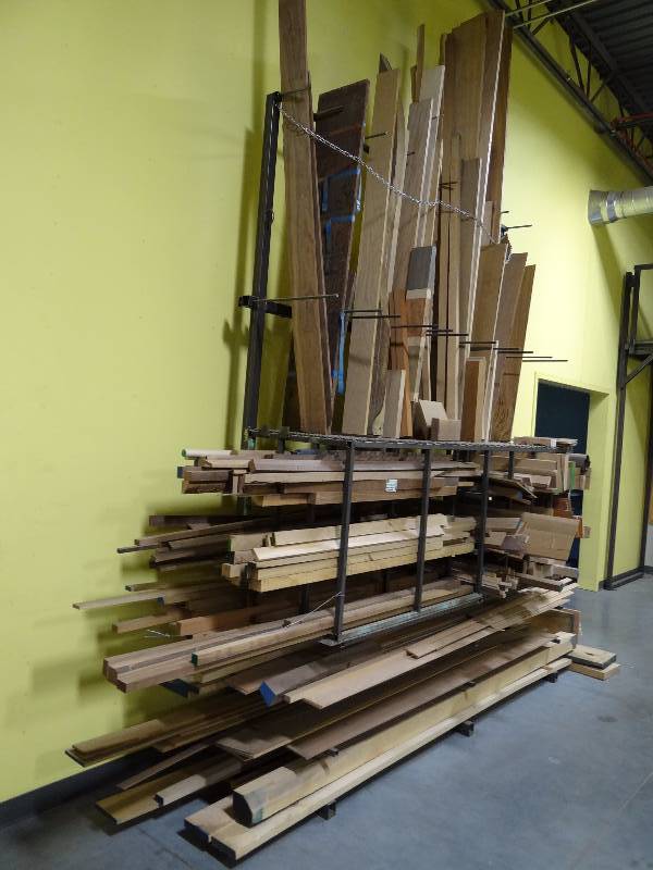 lot 5560 image: Heavy Metal Constructed Storage Rack
