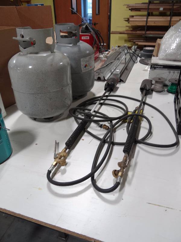 lot 5568 image: Pair Of Propane Torch Sets