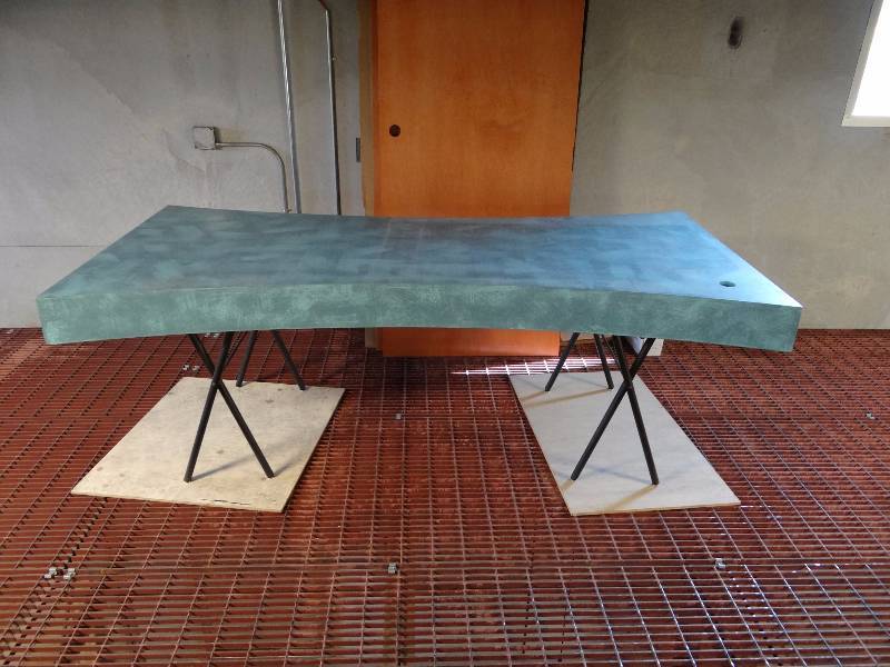 lot 5575 image: 90 X 45 Fully Custom Built Table