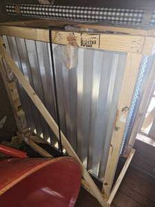 lot 64 image: 2 UNUSED&nbsp Large Metal Ventilation Shrouds. See Pics