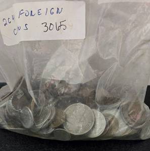 lot 44129 image: Approximately 264 Foreign Coins