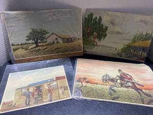 lot 44142 image: Molina Campos Prints signed