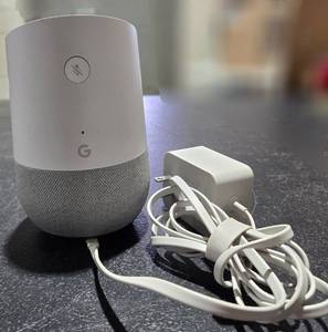 lot 44170 image: Google Home - Smart Speaker & Google Assistant, Light Grey & White