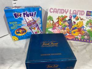 lot 44351 image: Games- Candy Land, Trivial Pursuit, Ker Plunk
