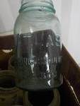 Antique Ball quart mason jars (6)