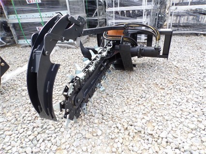 lot 2906B image: Unused 2024 JCT Skid Steer Trencher