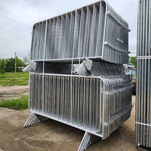 lot 1415 image: Unused 2024 QTY (80) OF Galvanized Site Fence