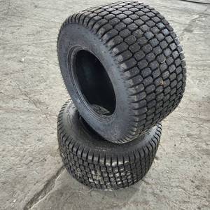 lot 3324 image: Set of Galaxy Mighty Mow TS 24X12.00-12 Load 4 Ply Lawn & Garden Tire