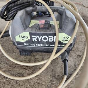 lot 3330 image: Ryobi 1.2 GPM 1600 PSI Electric Power Washer