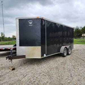 lot 51 image: 2012 Diamond Cargo  7X16 Enclosed Trailer