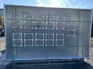 lot 1410 image: Unused 2024 (20pcs) 6 x 10FT Pieces Portable Construction Fencing&nbsp
