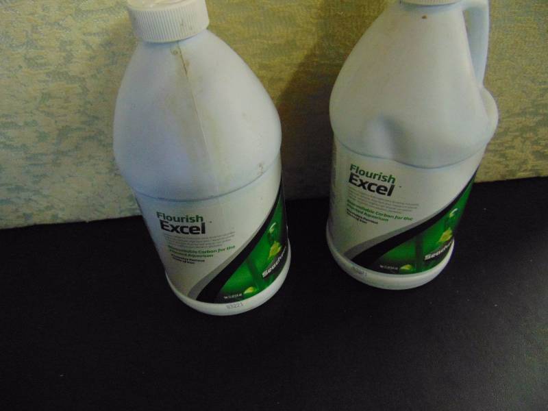lot 4239 image: (2) 2- Liter bottle Flourish Excel Bio-available Carbon for the planted aquarium, promotes a ferrous state of iron
