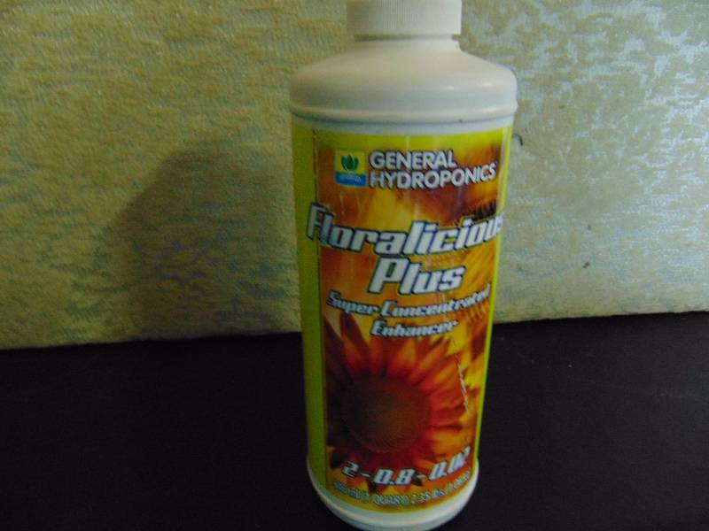 lot 4241 image: (1) liter General Hydroponics Floralicious Enhancer for Plants