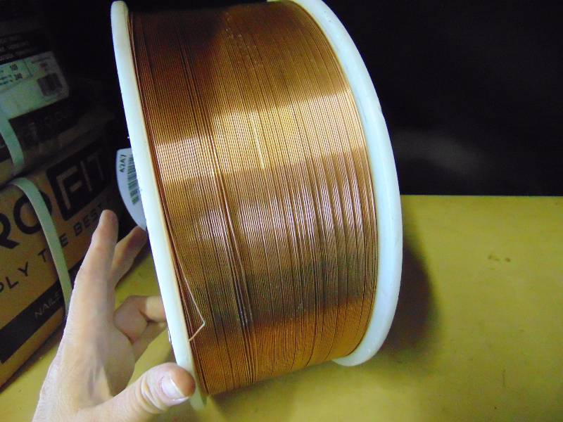 lot 4247 image: (1) roll Kobelco Wire for Gas Metal Arc Welding MG-51T 44 lbs, 0.035