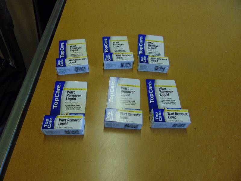 lot 4282 image: (6) bottle Top Care Wart remover Liquid Sacilylic Acid, 3 oz bottles