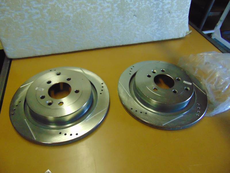 lot 4292 image: (1) pair Hawk Performance Rear Brake Rotors HR4519