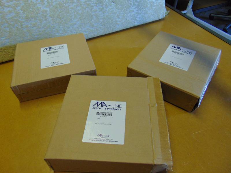 lot 4299 image: (3) ct. lot MA Line Specialty Products MA-FM55 5.5 Torsion Bracket