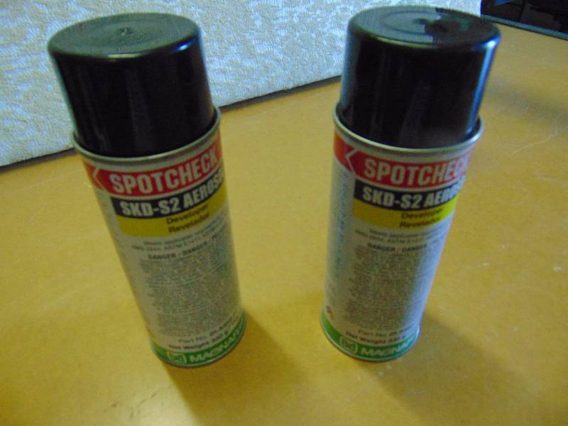lot 4305 image: (2) Spot Check SKD-S2 Aerosol Developer 11.6 oz cans