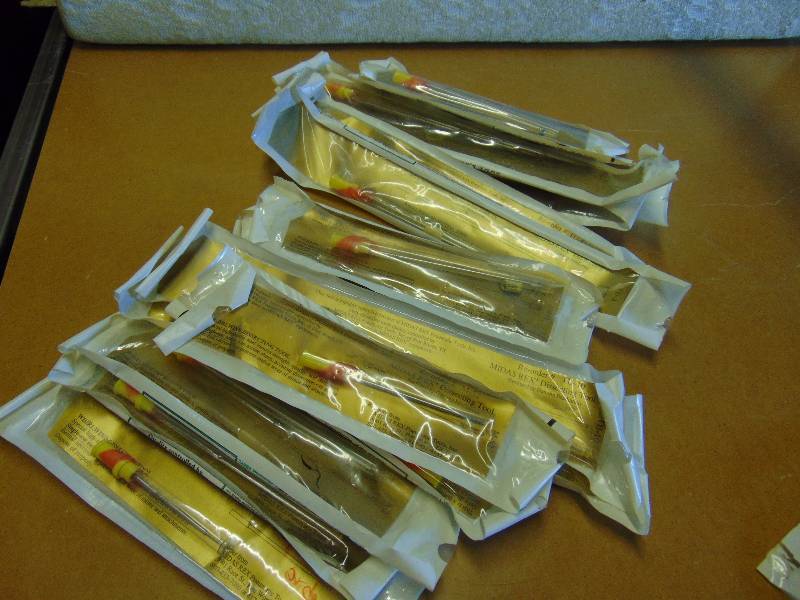 lot 4325 image: (13) ct. lot Midas Rex Dissecting Tools Sterilized by Gamma Irradiation, assorted sizes