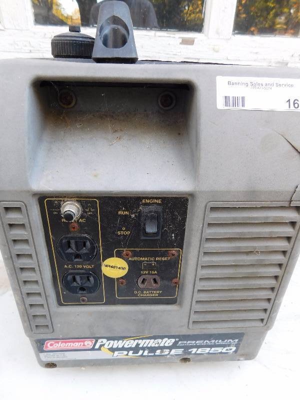 lot 16 image: Coleman Powermate Premium Pulse Generator