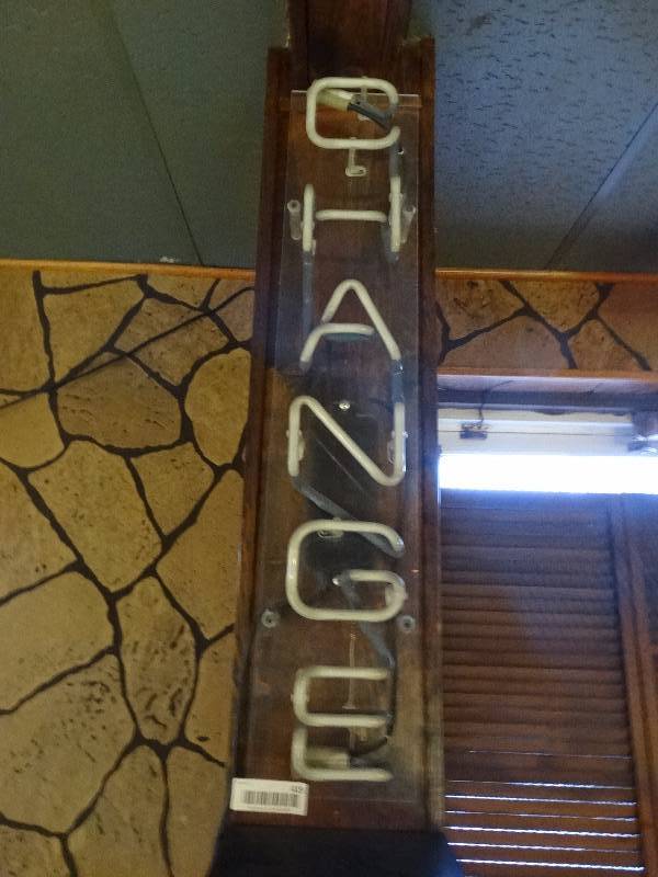 lot 419 image: Change Neon sign.