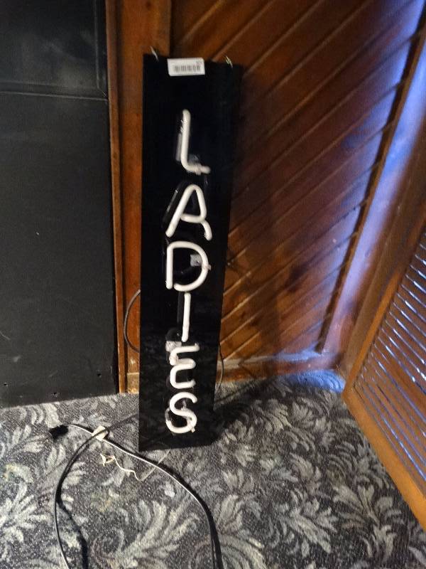 lot 421 image: Ladies Neon sign.