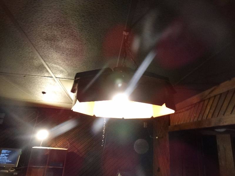 lot 463 image: Copper hanging light.