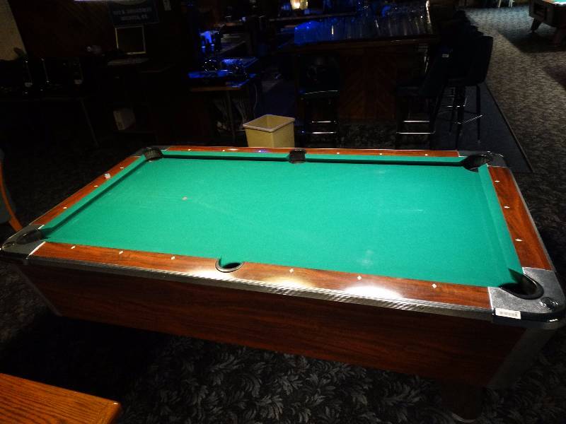 lot 494 image: Valley Panther Coin Op pool table.