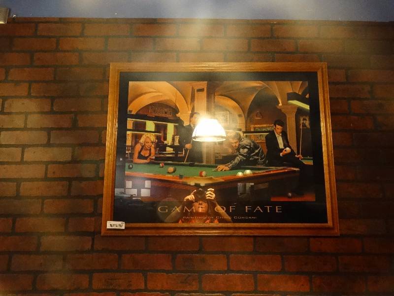 lot 502 image: Hanging wall art.