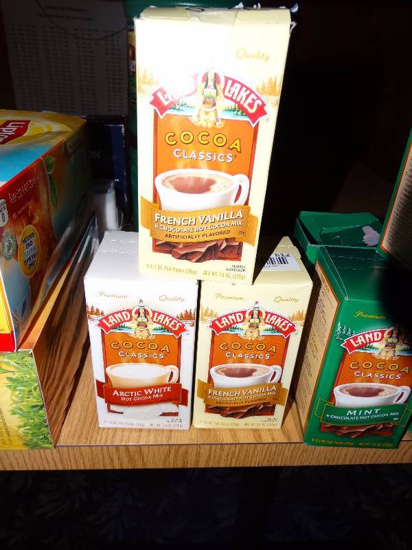 lot 612 image: 3 Boxes of land lakes  cocoa classics 1 arctic white & 2french vanilla.