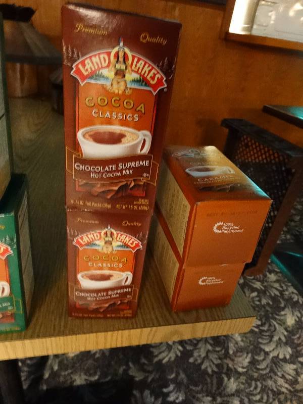 lot 614 image: 2 Boxes of land lakes cocoa classics Chocolate supreme.