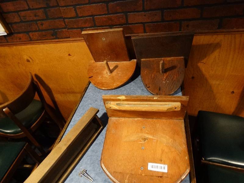 lot 630 image: Lot of Pool table cone chalk holders.
