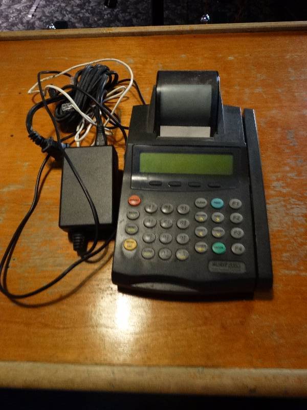 lot 647 image: Credit card machine wthermal papers.