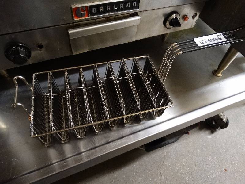 lot 758 image: Taco shell frying basket.