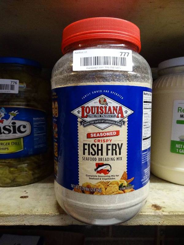 lot 777 image: Louisiana fish fry.