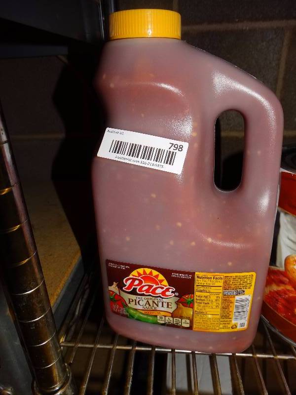 lot 798 image: 1 Bottle of Pace picante sauce.