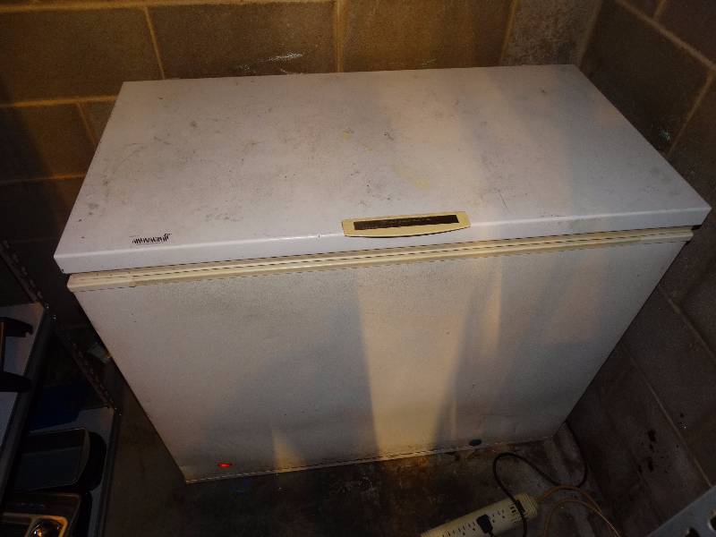 lot 820 image: Frigidaire chest freezer. NO CONTENTS.