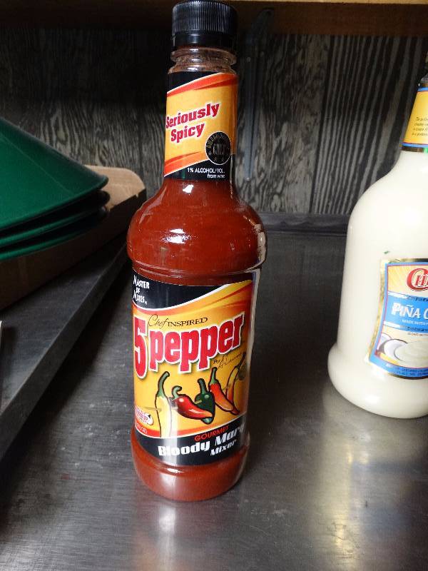 lot 904 image: Unopened bottle of bloody mary mixer