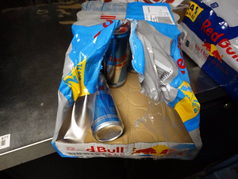 lot 912 image: 11 cans of sugar free Red Bull
