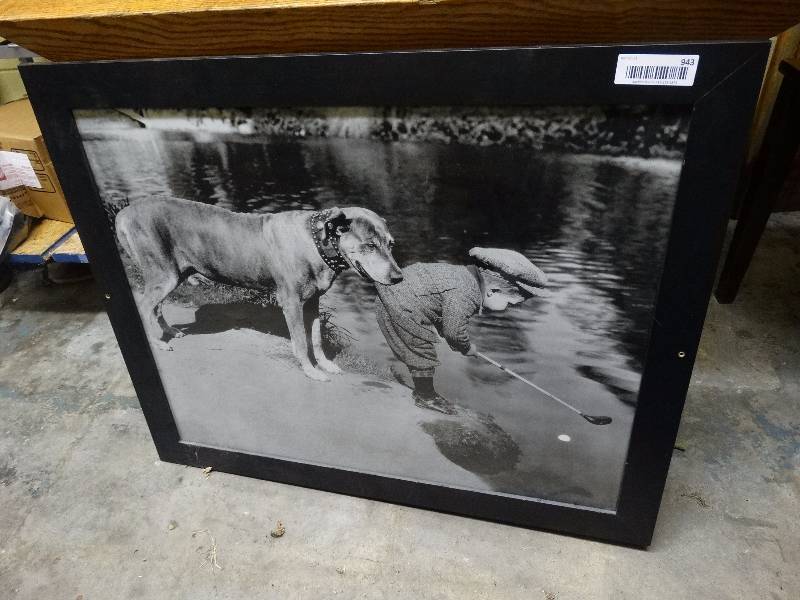 lot 943 image: Framed print