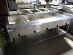 Adavance Cabco 5 hole steam table food warmer model# H5-5E-208/240.