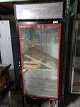 Master-bilt glass door refrigerator.