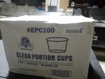 Empress clear portion cups 1 oz, 2500/cs.
