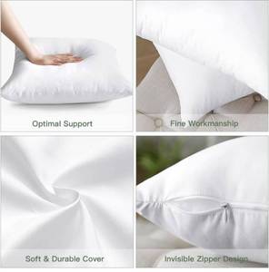 lot 61007 image: OTOSTAR Pack of 3 Throw Pillow Inserts, 18 x 18 Square Cushion Inner Soft Fluffy Plump Stuffer Cushion Pads White Decorative Pillow Inserts