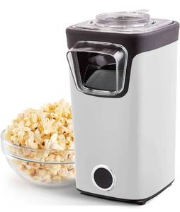 lot 61060 image: 4,548 DASH Turbo POP Popcorn Maker with Measuring Cup to Portion Popping Corn Kernels  Melt Butter, 8 Cup Popcorn Machine - White