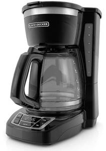 lot 61071 image: BLACKDECKER 12-Cup Digital Coffee Maker, CM1160B-1, Programmable, Washable Basket Filter, Sneak-A-Cup, Auto Brew, Water Window, Keep Hot Plate, Black