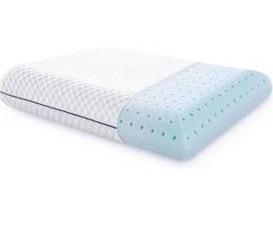 lot 62017 image: WEEKENDER Gel Memory Foam Pillow �� Ventilated Cooling Pillow �� Removable, Machine Washable Cover - King , White