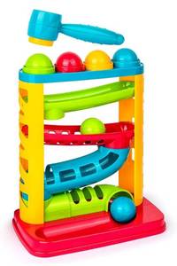 lot 62031 image: Durable Pound A Ball Toys for Toddler, Stacking, Learning, Active, Early Developmental Hammer Montessori Toys, Fun Gifts for Boy & Girl - STEM Educational Toy - Great Birthday Gift Ages 1 2 3