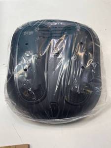 lot 62040 image: Nekteck Foot Massager with Heat, Shiatsu Heated Electric Kneading Foot Massager Machine for Plantar Fasciitis, Built-in Infrared Heat Function and Power Cord (Black)